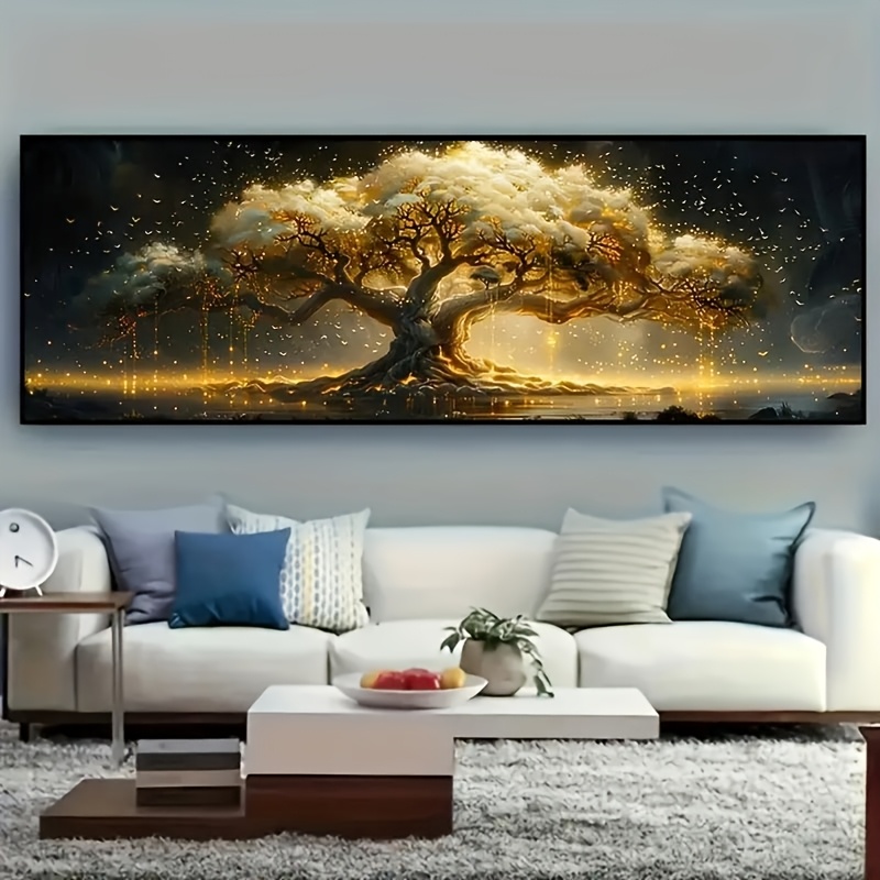 Sustainable Living Eco Friendly - Poster Kanvas Pohon Kehidupan Seni Dinding