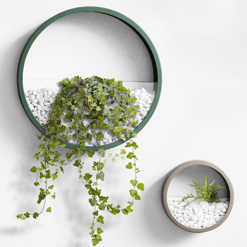Kreatif Dinding Vas Logam Besi - Sustainable Living Eco Friendly ulasan dan harga