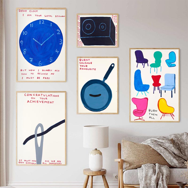 Poster David Shrigley Gambar S - Sustainable Living Eco Friendly ulasan dan harga